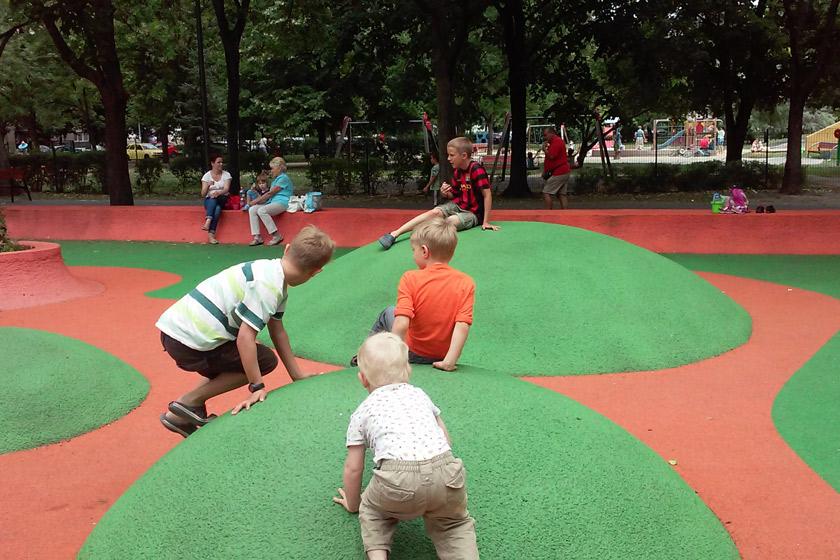 Bikás (Kalózos) játszótér – Újbuda, Tétényi út