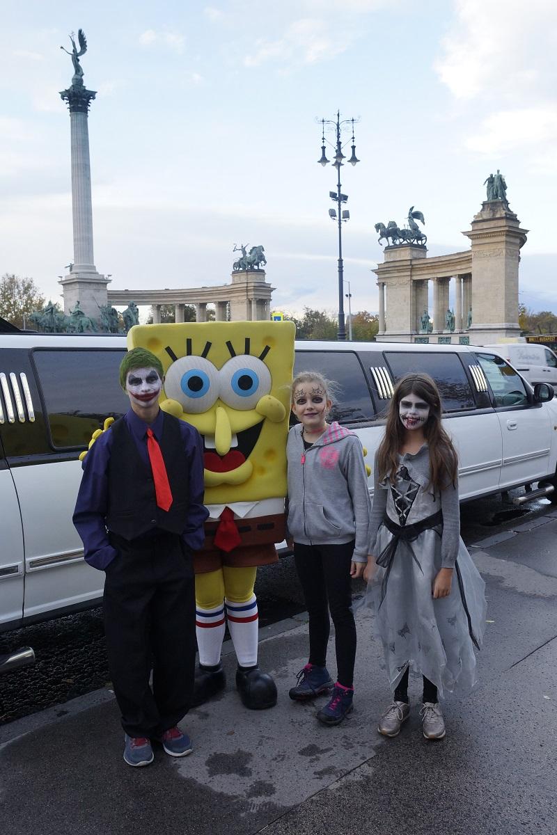 Így bulizott SpongyaBob Halloweenkor