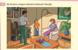 Mi történt a képen látható kisfiúval? Mesélj! Rendben, akkor mesélünk! I.